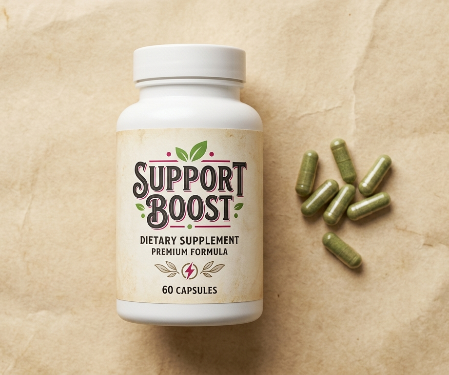 Support Boost — Frasco de complemento alimenticio para articulaciones